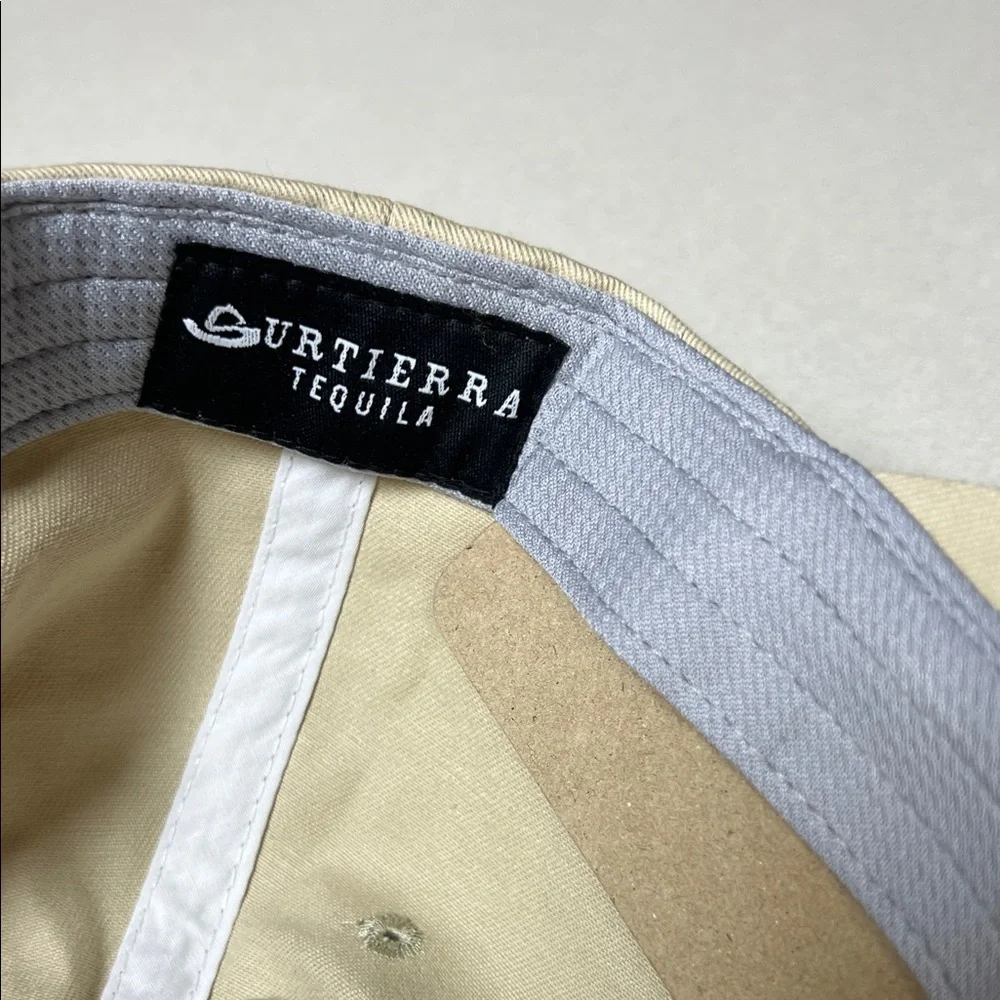 Cream Embroidered Bottle Patch Baseball Cap - Unbranded